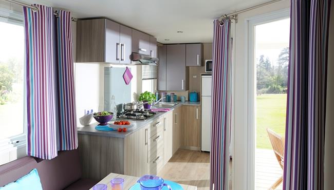  Stacaravan 4 personen te huur op camping Kost ar Moor Fouesnant Les Glénan