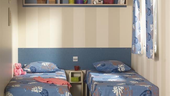  Verhuur van een stacaravan Grand Confort op camping Kost Ar Moor in Fouesnant