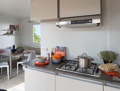  keuken stacaravan 4/5 pers - camping kost ar moor