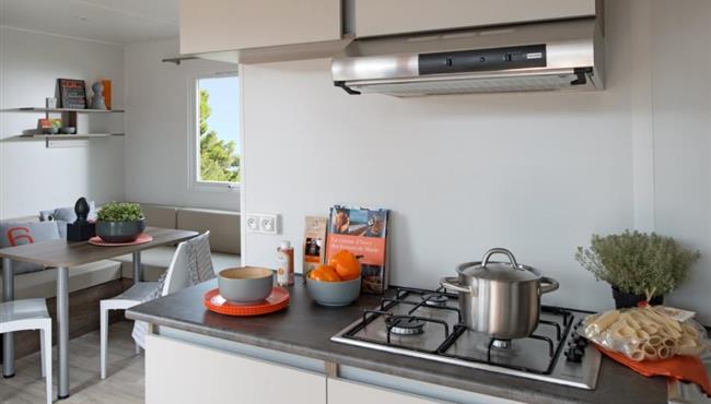  keuken stacaravan 4/5 pers - camping kost ar moor