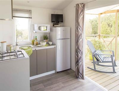  keuken stacaravan Panoramacamping Kost-Ar-Moor