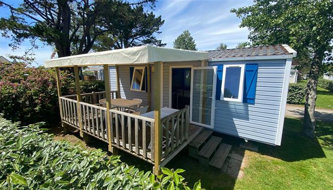  Stacaravan Grand Confort te huur op camping KostArMoor in Fouesnant - Camping Kost Ar Moor - Fouesnant