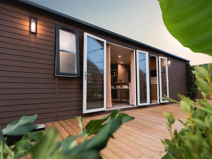 Huisje stacaravan te huur 3 slaapkamers premium camping Kost Ar Moor fouesnant bretagne