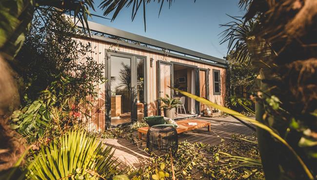 Huisje stacaravan te huur premium tuinzijde camping Kost Ar Moor fouesnant bretagne