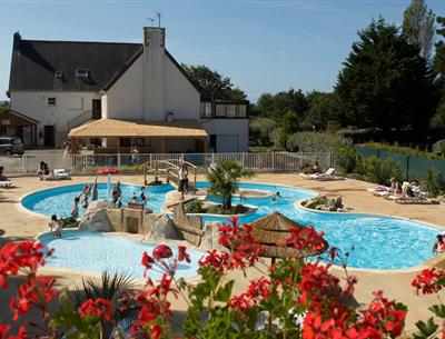 Waterpark van Camping Kost Ar Moor in Fouesnant - Les Glénan.