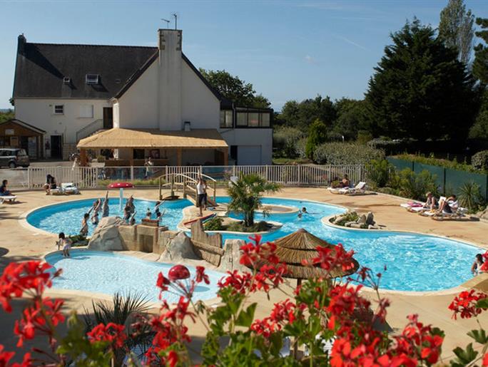 Waterpark van Camping Kost Ar Moor in Fouesnant - Les Glénan.