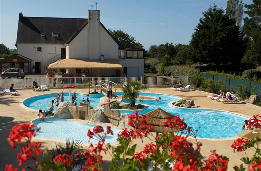 Waterpark van Camping Kost Ar Moor in Fouesnant - Les Glénan.
