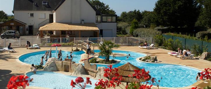 Waterpark van Camping Kost Ar Moor in Fouesnant - Les Glénan.