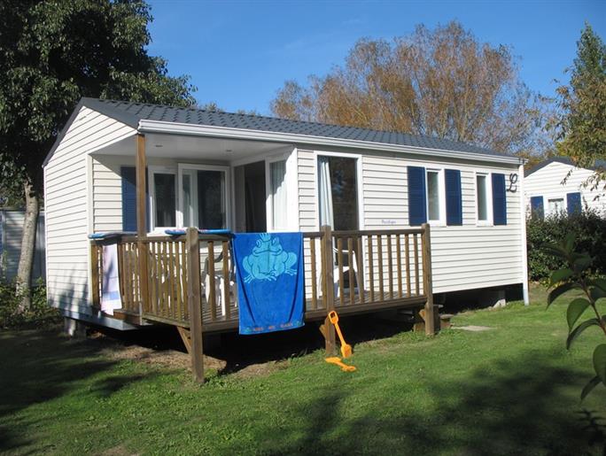 Stacaravan Pacifique te huur op camping Kost Ar Moor in Fouesnant