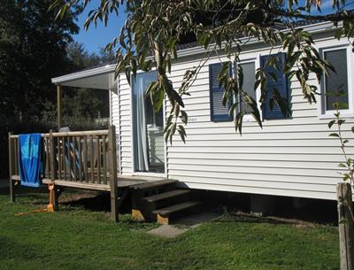 Stacaravan Pacifique te huur op camping KostArMoor in Fouesnant