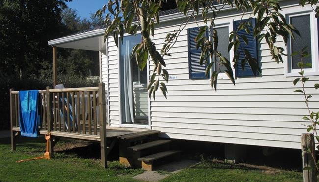 Stacaravan Pacifique te huur op camping KostArMoor in Fouesnant