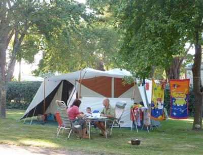  Kampeerplaats van de camping Kost Ar Mor Fouesnant