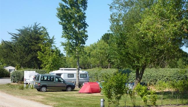  Kampeerplaats van de camping Kostarmoor Fouesnant