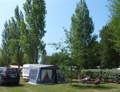  Kampeerplaats van de camping Kost Ar Moor Fouesnant