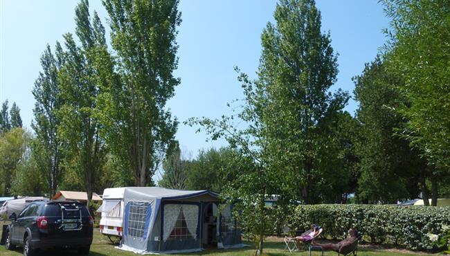  Kampeerplaats van de camping Kost Ar Moor Fouesnant