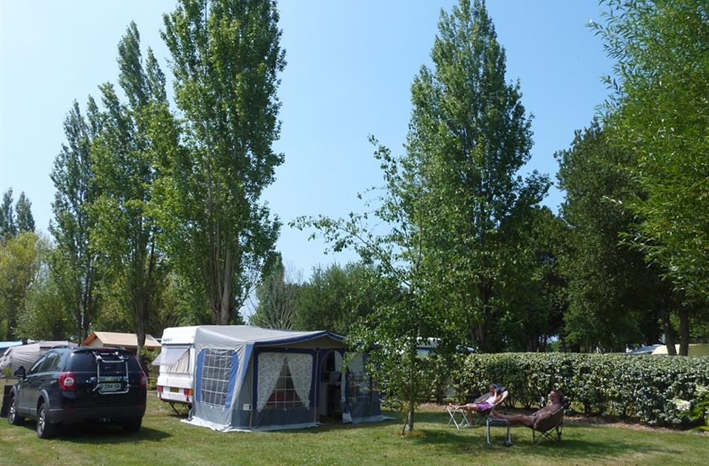  Kampeerplaats van de camping Kost Ar Moor Fouesnant