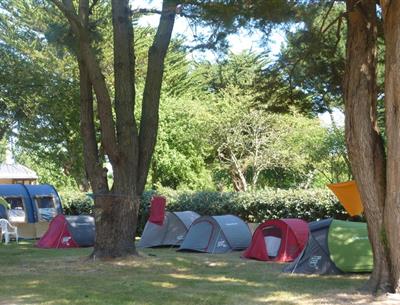  Kampeerplaats van de camping Kost Ar Moor Fouesnant