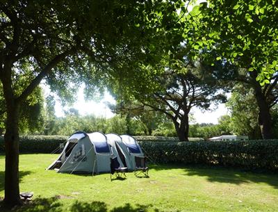  Kampeerplaats van de camping KostArMor Fouesnant