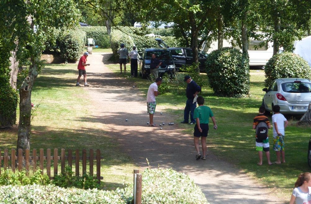 Petanquetoernooien op Camping Kost Ar Moor in Fouesnant