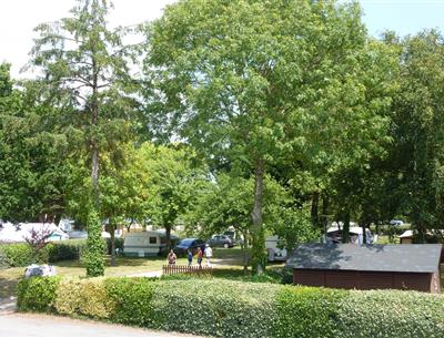  Kampeerplaats van de camping Kost Ar Moor Fouesnant