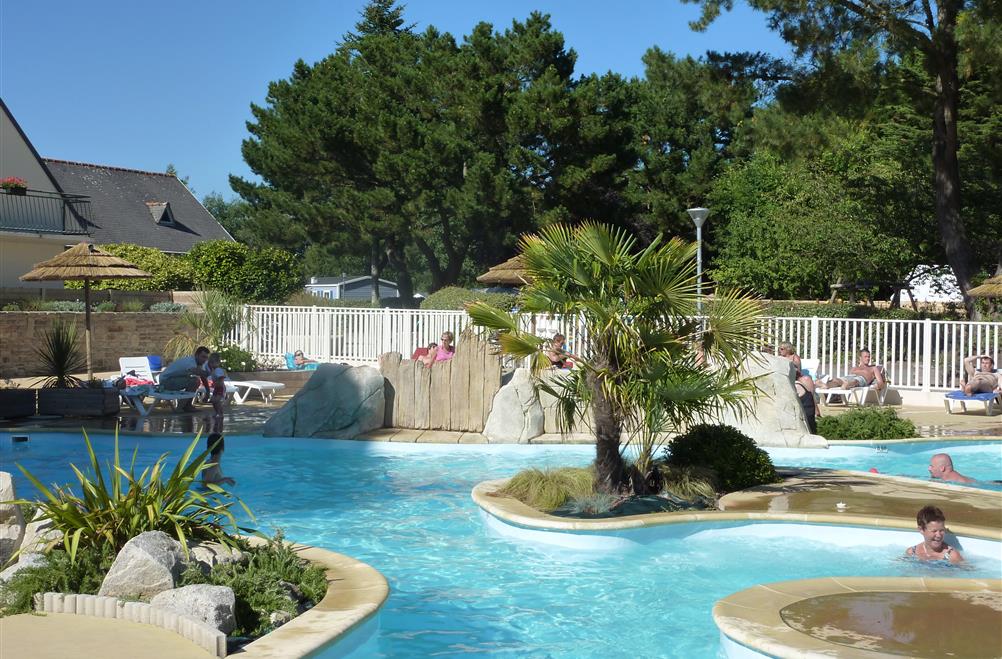 Verwarmd zwembad in fouesnant - camping kost ar moor