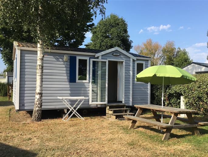 Stacaravan 25 m² 4 pers - camping kost ar moor