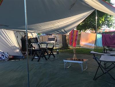  Kampeerplaats van de camping KostAr Moor Fouesnant