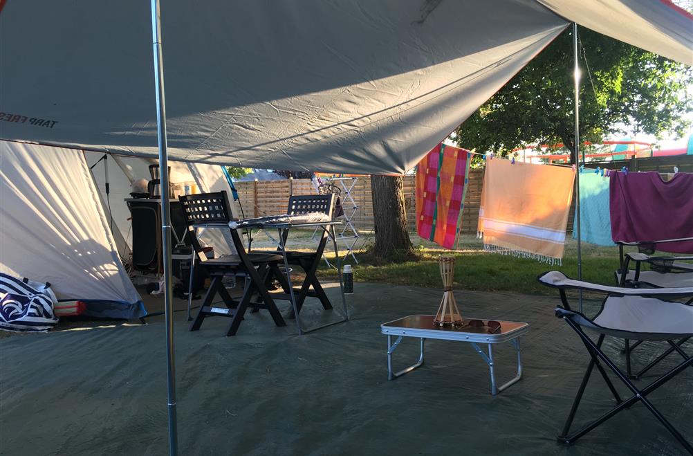  Kampeerplaats van de camping KostAr Moor Fouesnant