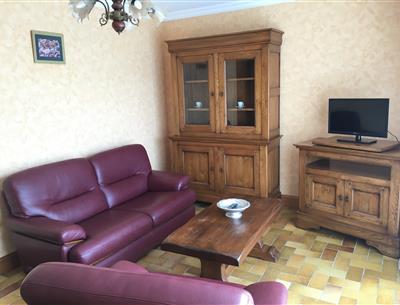 Woonkamer appartement in fouesnant - camping kostarmoor