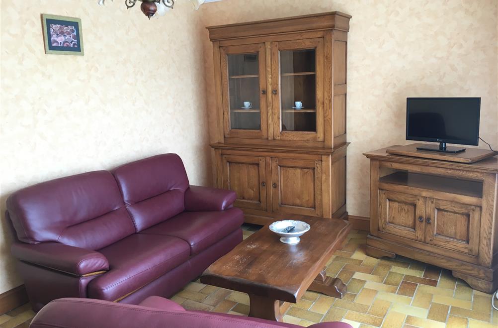 Woonkamer appartement in fouesnant - camping kostarmoor