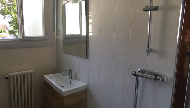 Badkamer met douche 6 personen - camping Kost Ar Moor