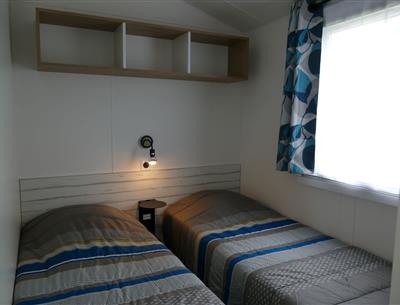  stacaravan 6 personen 3 slaapkamers Camping Kostarmor