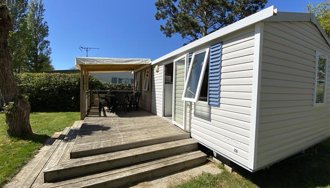 Familie stacaravan te huur op camping Kost Ar Moor in Fouesnant