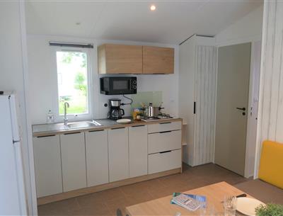  woonkamer kost-ar-moor camping fouesnant Bretagne