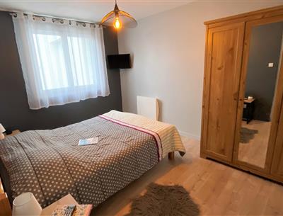 slaapkamer appartement in Fouesnant - camping kostarmoor