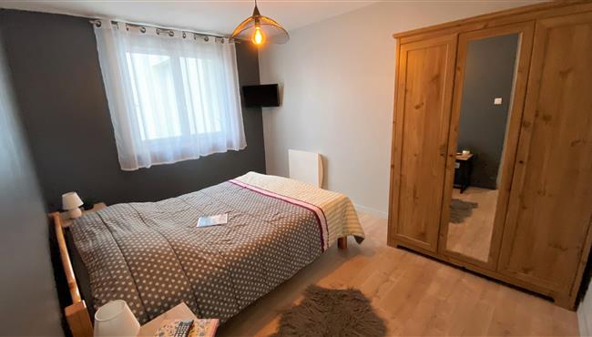 slaapkamer appartement in Fouesnant - camping kostarmoor