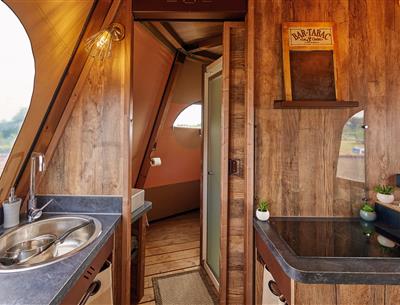 glamping fouesnant tipi keramisch koken