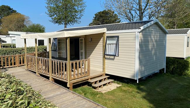 stacaravan voor mindervaliden camping Kost-Ar-Moor