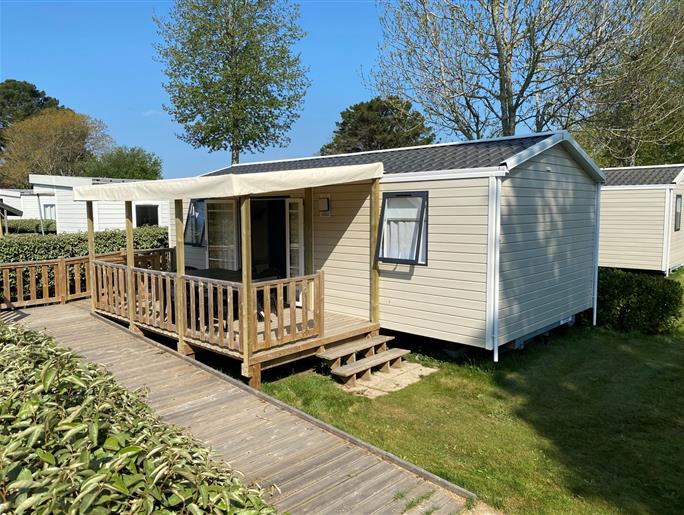 stacaravan voor mindervaliden camping Kost-Ar-Moor