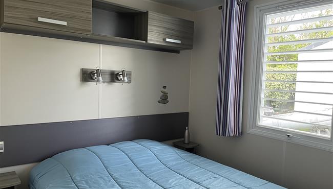 stacaravan Huisje te huur 2 slaapkamers jacuzzi spa camping Kost Ar Moor fouesnant bretagne