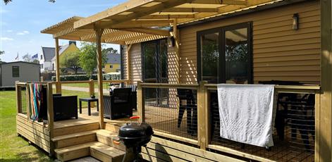 Huisje stacaravan te huur premium tuinzijde camping Kost Ar Moor fouesnant bretagne - Camping Kost Ar Moor - Fouesnant