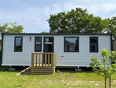 stacaravan Huisje te huur 3 slaapkamers jacuzzi spa camping Kost Ar Moor fouesnant bretagne