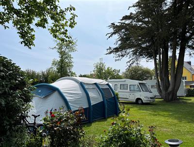  Kampeerplaats van de camping Kost Ar Moor Fouesnant