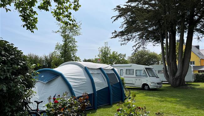  Kampeerplaats van de camping Kost Ar Moor Fouesnant