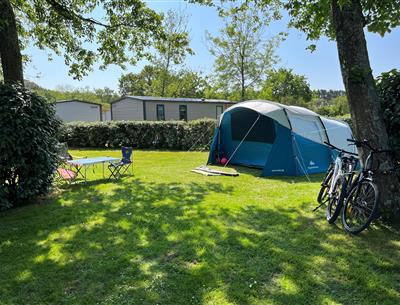  Kampeerplaats van de camping Kost Ar Moor Fouesnant