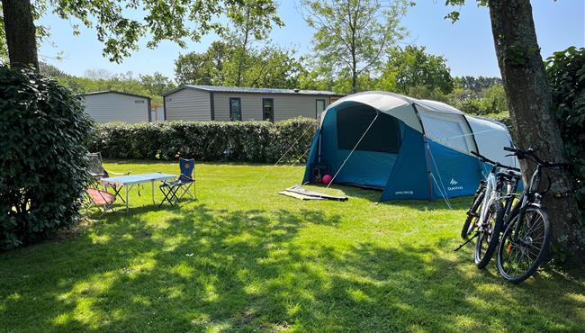  Kampeerplaats van de camping Kost Ar Moor Fouesnant