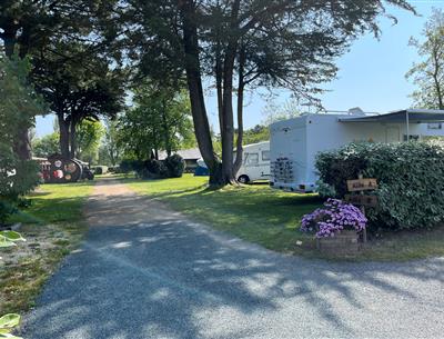  Kampeerplaats van de camping Kost Ar Moor Fouesnant