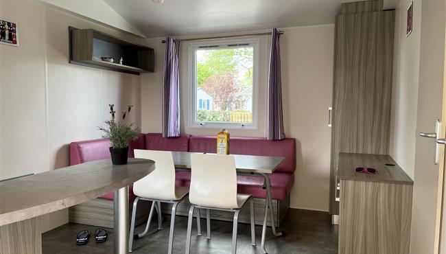 Stacaravan Grand Confort te huur op camping KostArMoor in Fouesnant