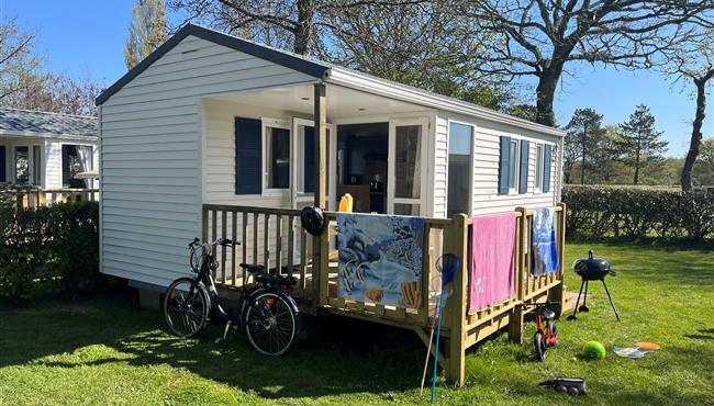 Stacaravan Pacifique te huur op camping KostArMor in Fouesnant