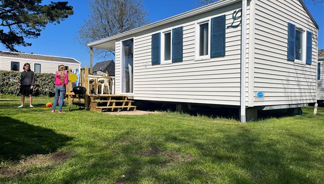 Stacaravan Pacifique te huur op camping KostArMor in Fouesnant